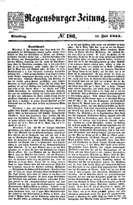 Regensburger Zeitung Dienstag 10. Juli 1855