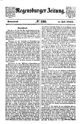 Regensburger Zeitung Samstag 14. Juli 1855