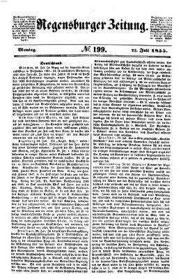 Regensburger Zeitung Montag 23. Juli 1855