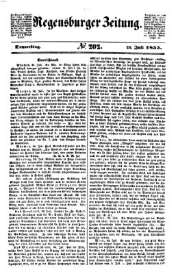 Regensburger Zeitung Thursday 26. July 1855