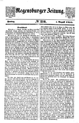 Regensburger Zeitung Freitag 3. August 1855