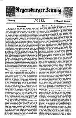 Regensburger Zeitung Montag 6. August 1855