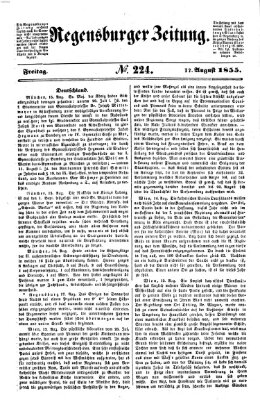 Regensburger Zeitung Freitag 17. August 1855