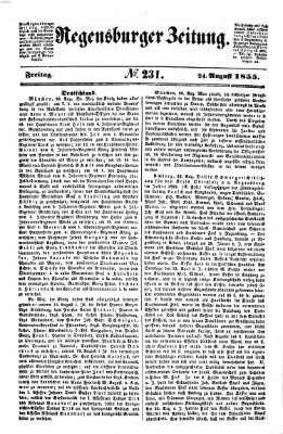 Regensburger Zeitung Freitag 24. August 1855