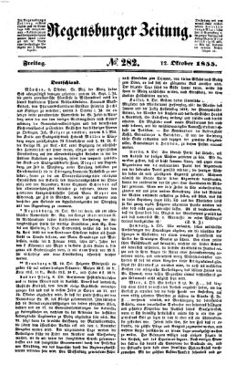 Regensburger Zeitung Freitag 12. Oktober 1855