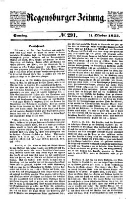 Regensburger Zeitung Sonntag 21. Oktober 1855