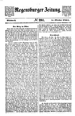 Regensburger Zeitung Mittwoch 24. Oktober 1855