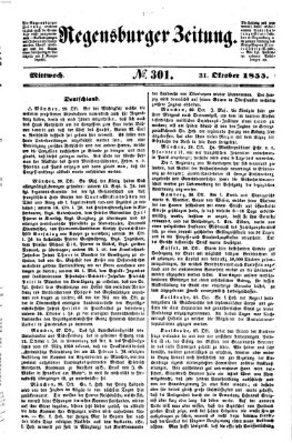 Regensburger Zeitung Mittwoch 31. Oktober 1855