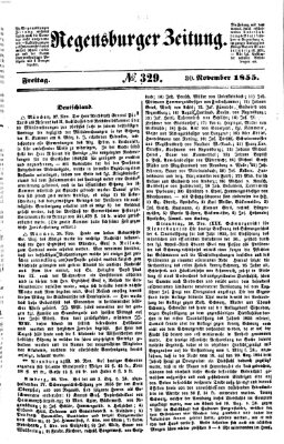 Regensburger Zeitung Freitag 30. November 1855