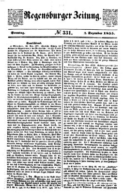 Regensburger Zeitung Sonntag 2. Dezember 1855