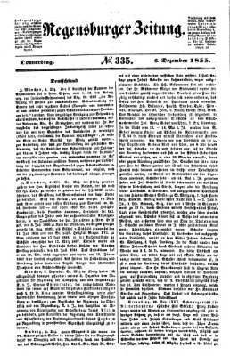 Regensburger Zeitung Donnerstag 6. Dezember 1855