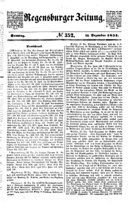 Regensburger Zeitung Sonntag 23. Dezember 1855