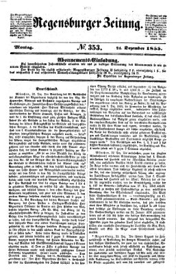 Regensburger Zeitung Montag 24. Dezember 1855