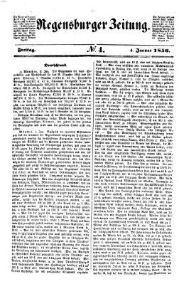 Regensburger Zeitung Freitag 4. Januar 1856