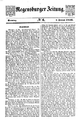 Regensburger Zeitung Sonntag 6. Januar 1856