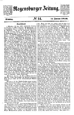 Regensburger Zeitung Montag 14. Januar 1856