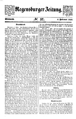 Regensburger Zeitung Mittwoch 6. Februar 1856