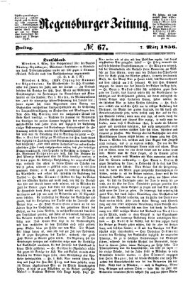 Regensburger Zeitung Freitag 7. März 1856