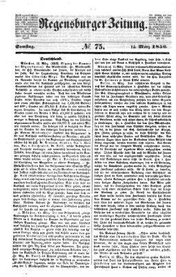 Regensburger Zeitung Samstag 15. März 1856