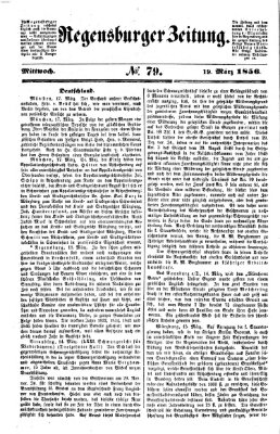 Regensburger Zeitung Mittwoch 19. März 1856