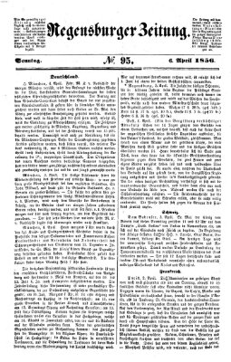 Regensburger Zeitung Sonntag 6. April 1856