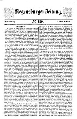 Regensburger Zeitung Donnerstag 1. Mai 1856