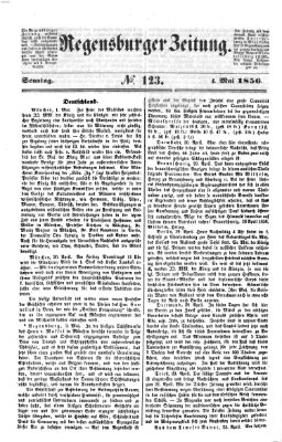 Regensburger Zeitung Sonntag 4. Mai 1856