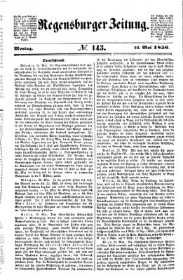 Regensburger Zeitung Montag 26. Mai 1856