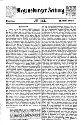 Regensburger Zeitung Dienstag 27. Mai 1856