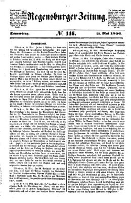 Regensburger Zeitung Donnerstag 29. Mai 1856