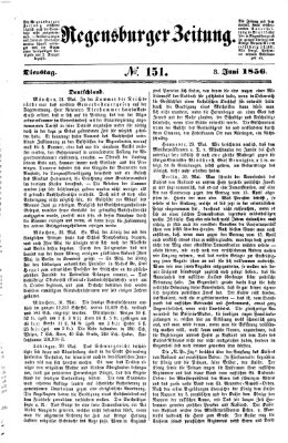 Regensburger Zeitung Dienstag 3. Juni 1856