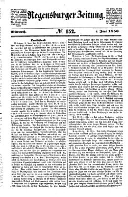 Regensburger Zeitung Mittwoch 4. Juni 1856