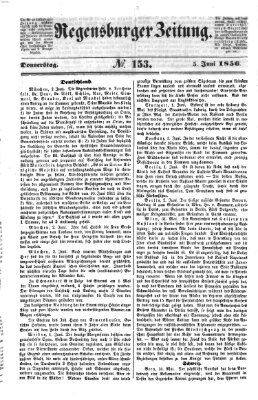 Regensburger Zeitung Donnerstag 5. Juni 1856