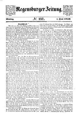 Regensburger Zeitung Montag 9. Juni 1856