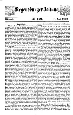 Regensburger Zeitung Mittwoch 11. Juni 1856