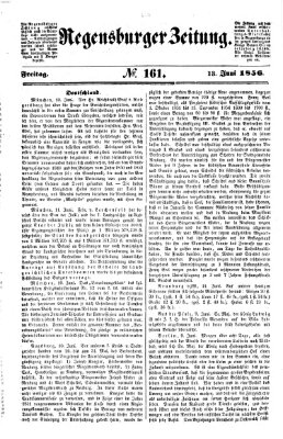 Regensburger Zeitung Freitag 13. Juni 1856