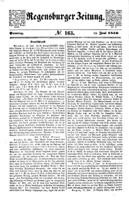 Regensburger Zeitung Sonntag 15. Juni 1856