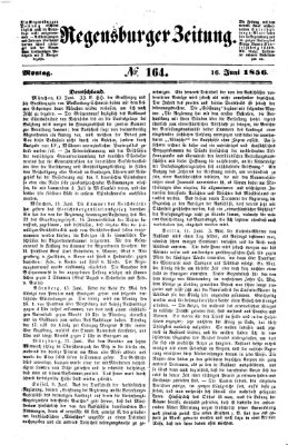 Regensburger Zeitung Montag 16. Juni 1856