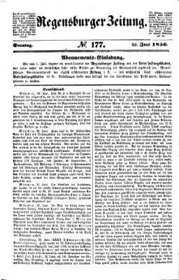 Regensburger Zeitung Sonntag 29. Juni 1856