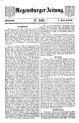 Regensburger Zeitung Mittwoch 9. Juli 1856