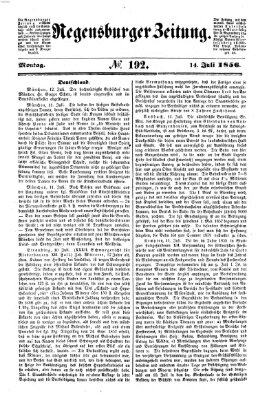 Regensburger Zeitung Montag 14. Juli 1856