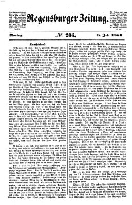 Regensburger Zeitung Montag 28. Juli 1856