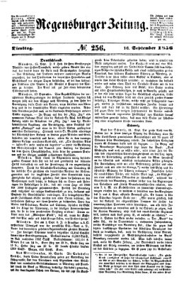 Regensburger Zeitung Dienstag 16. September 1856