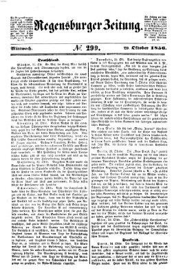 Regensburger Zeitung Mittwoch 29. Oktober 1856