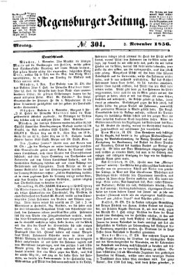 Regensburger Zeitung Montag 3. November 1856