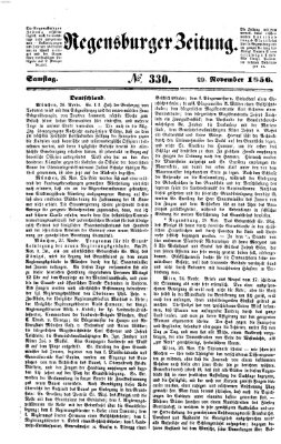 Regensburger Zeitung Samstag 29. November 1856