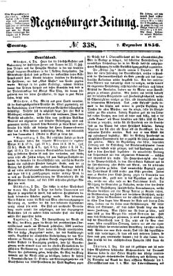 Regensburger Zeitung Sonntag 7. Dezember 1856