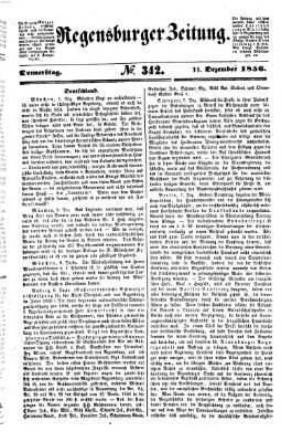 Regensburger Zeitung Donnerstag 11. Dezember 1856