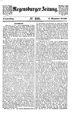 Regensburger Zeitung Donnerstag 18. Dezember 1856