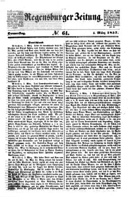 Regensburger Zeitung Donnerstag 5. März 1857